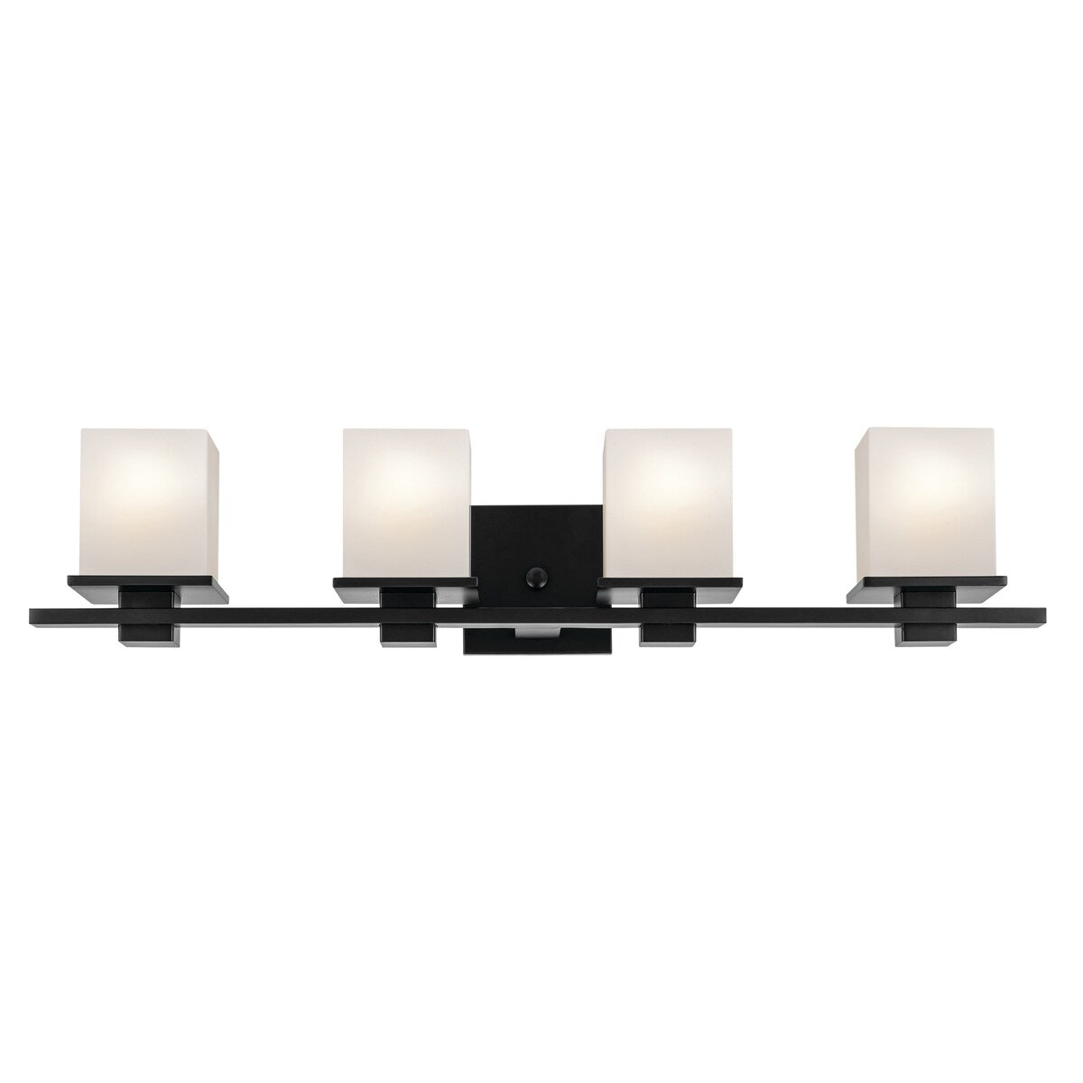 Kichler Lighting Tully 32 in. 4-Light Black Vanity Light - 32 in