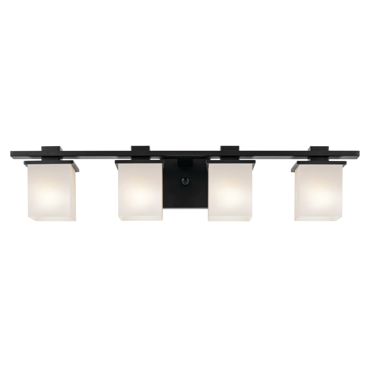 Kichler Lighting Tully 32 in. 4-Light Black Vanity Light - 32 in