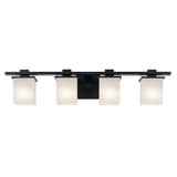 Kichler Lighting Tully 32 in. 4-Light Black Vanity Light - 32 in