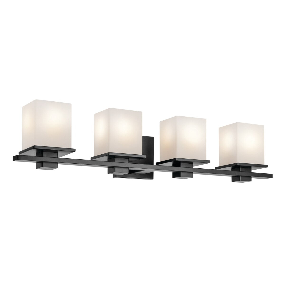 Kichler Lighting Tully 32 in. 4-Light Black Vanity Light - 32 in