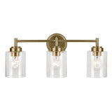 Kichler Lighting Winslow 21.5 in. 3-Light Natural Brass Vanity Light - 21.5 in