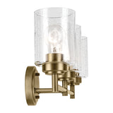 Kichler Lighting Winslow 21.5 in. 3-Light Natural Brass Vanity Light - 21.5 in