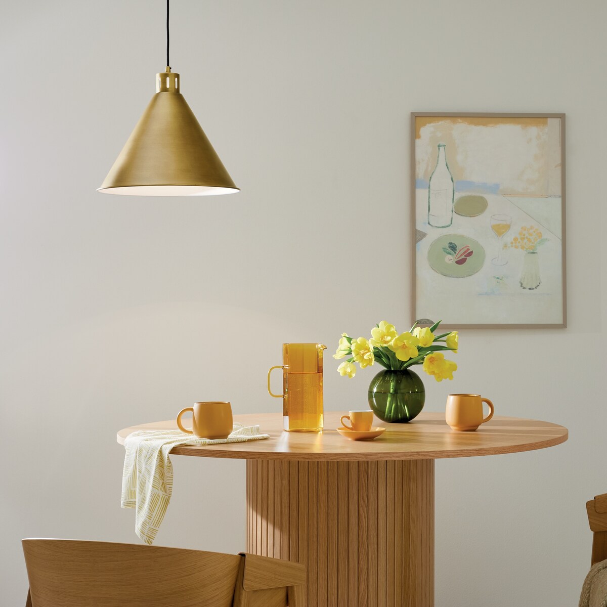 Kichler Lighting Zailey 16 in. 1-Light Cone Pendant Light
