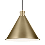 Kichler Lighting Zailey 16 in. 1-Light Cone Pendant Light