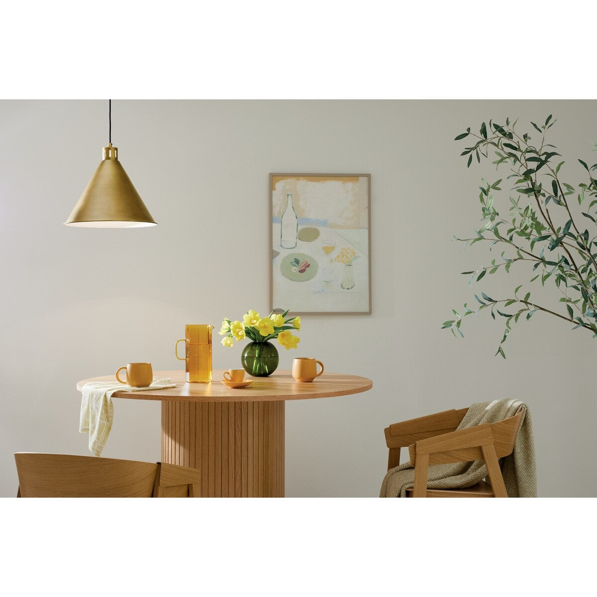 Kichler Lighting Zailey 16 in. 1-Light Cone Pendant Light