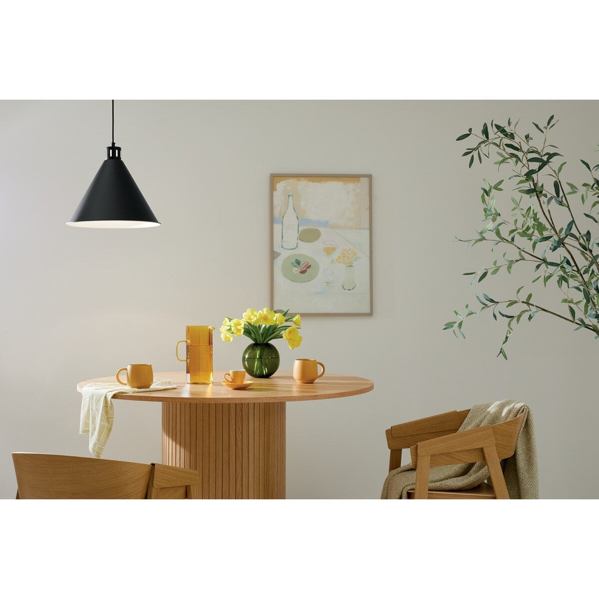Kichler Lighting Zailey 16 in. 1-Light Cone Pendant Light