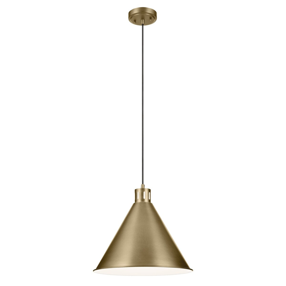 Kichler Lighting Zailey 16 in. 1-Light Cone Pendant Light
