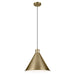 Kichler Lighting Zailey 16 in. 1-Light Cone Pendant Light