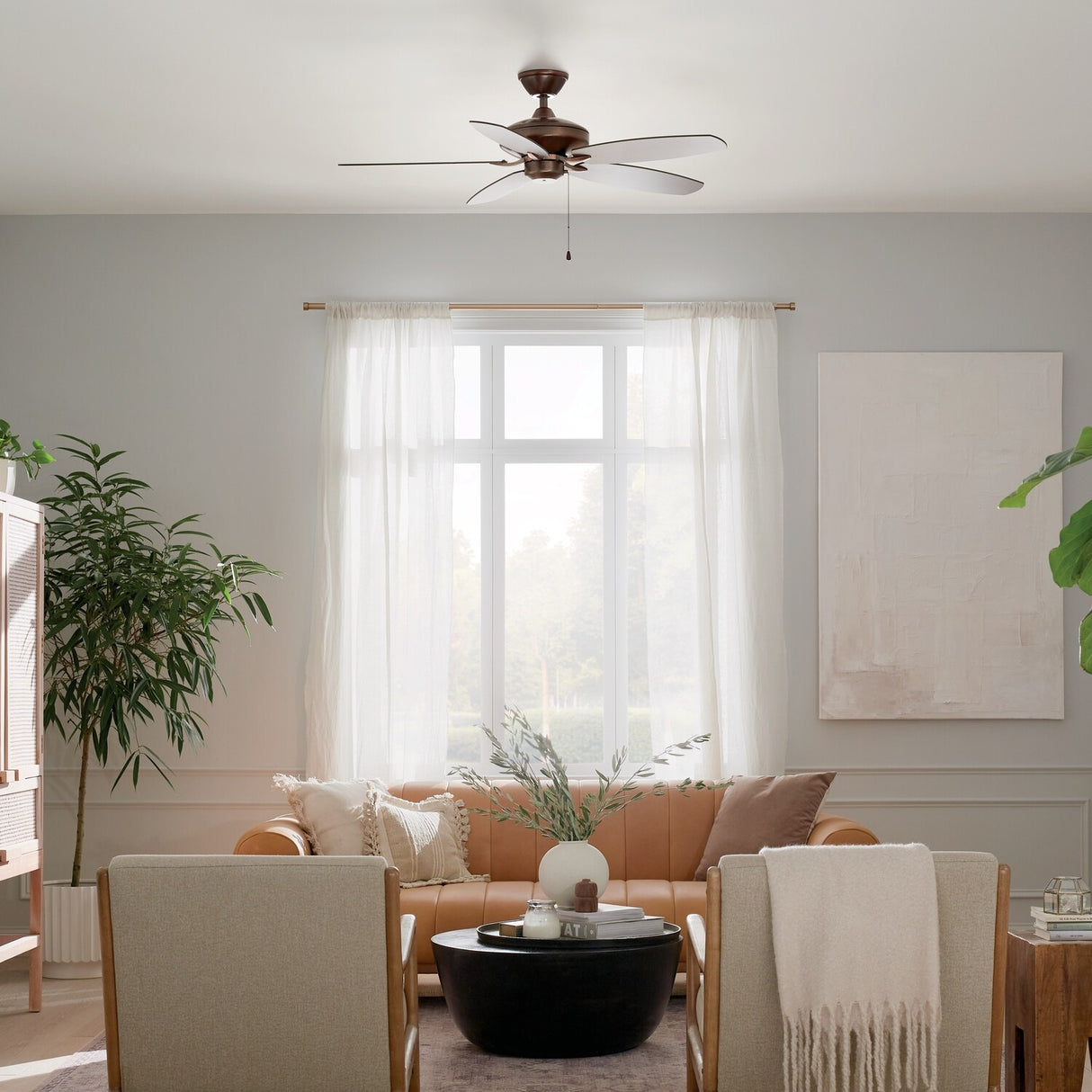 Kichler Renew 52 inch Ceiling Fan Oil Brushed Bronze with Reversible Blades