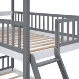 Kid-Friendly Design Twin Over Twin Bunk Bed House Bed