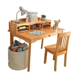 KidKraft Avalon Desk with Hutch and Chair - Natural