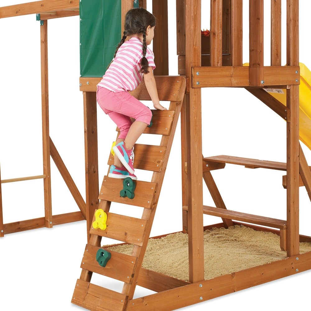 KidKraft Cedarbrook Wooden Playset - Brown