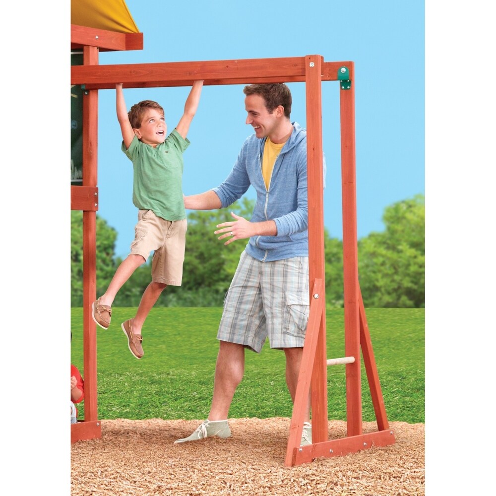 KidKraft Cedarbrook Wooden Playset - Brown