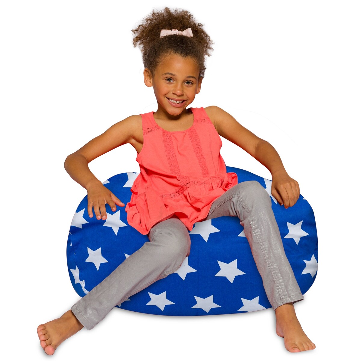 Kids Bean Bag Chair, Big Comfy Chair - Machine Washable Cover