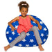 Kids Bean Bag Chair, Big Comfy Chair - Machine Washable Cover
