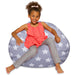 Kids Bean Bag Chair, Big Comfy Chair - Machine Washable Cover