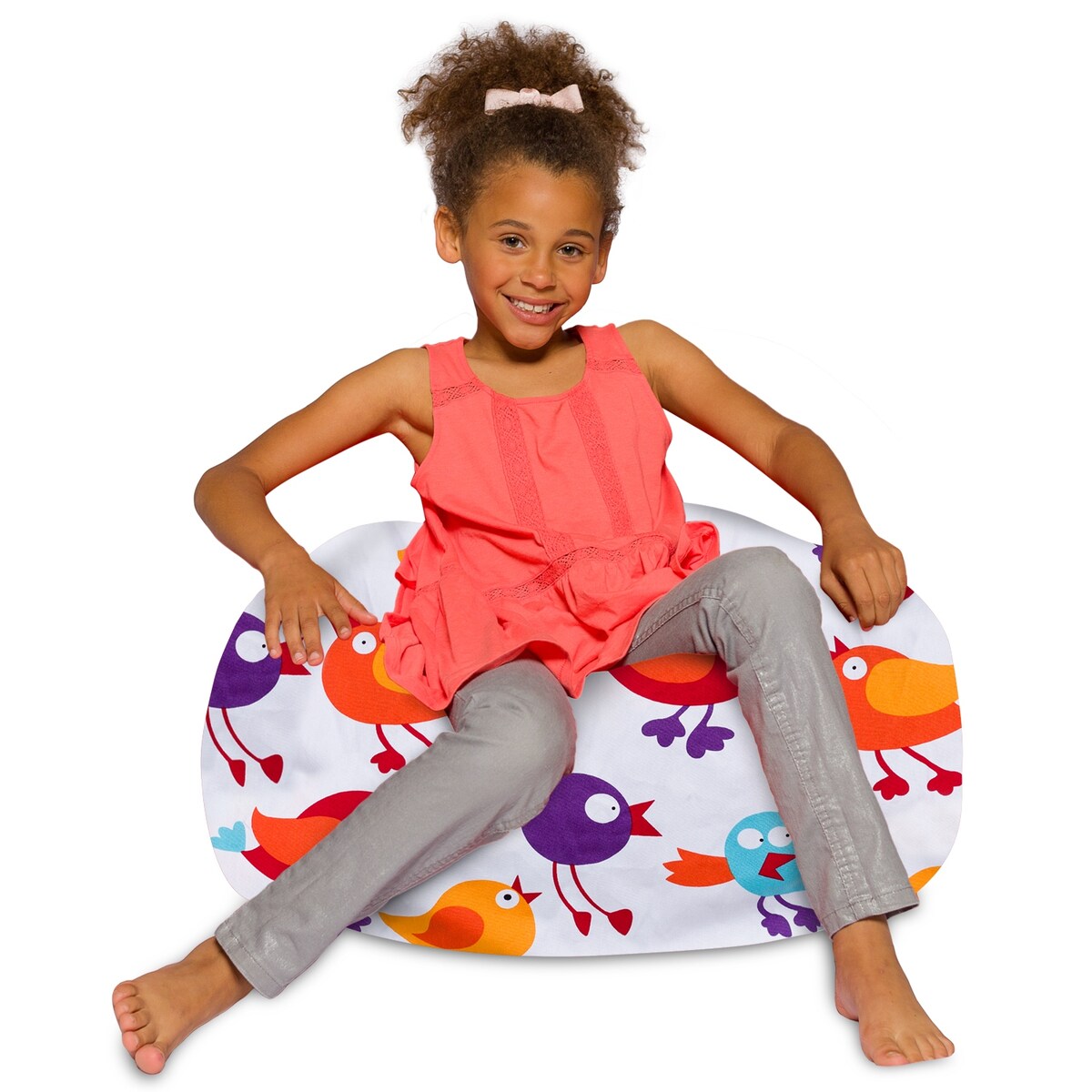 Kids Bean Bag Chair, Big Comfy Chair - Machine Washable Cover