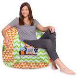 Kids Bean Bag Chair, Big Comfy Chair - Machine Washable Cover