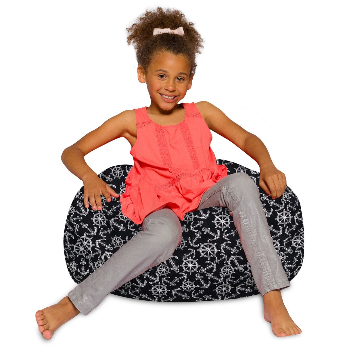 Kids Bean Bag Chair, Big Comfy Chair - Machine Washable Cover