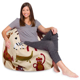 Kids Bean Bag Chair, Big Comfy Chair - Machine Washable Cover
