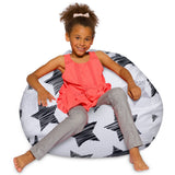 Kids Bean Bag Chair, Big Comfy Chair - Machine Washable Cover