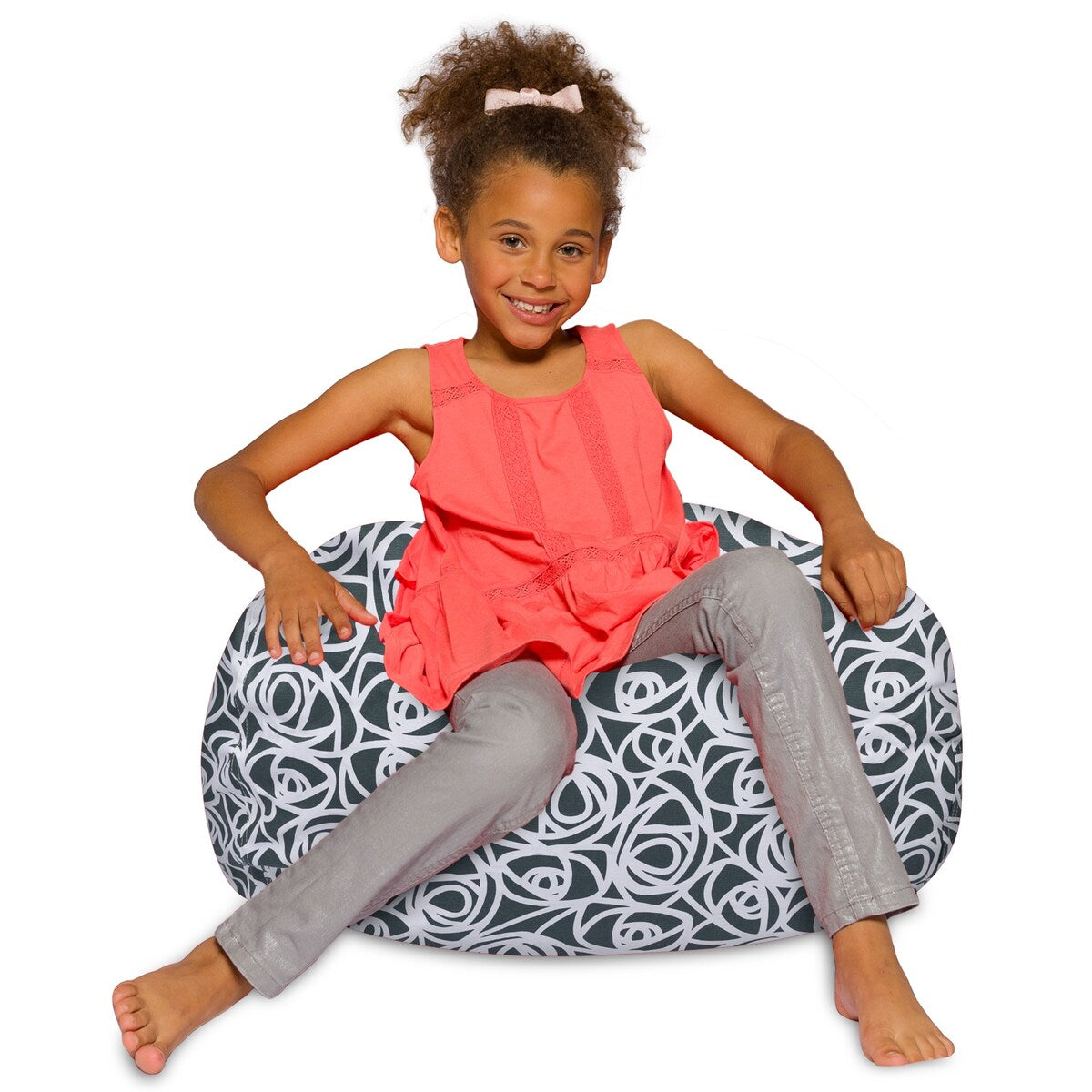 Kids Bean Bag Chair, Big Comfy Chair - Machine Washable Cover