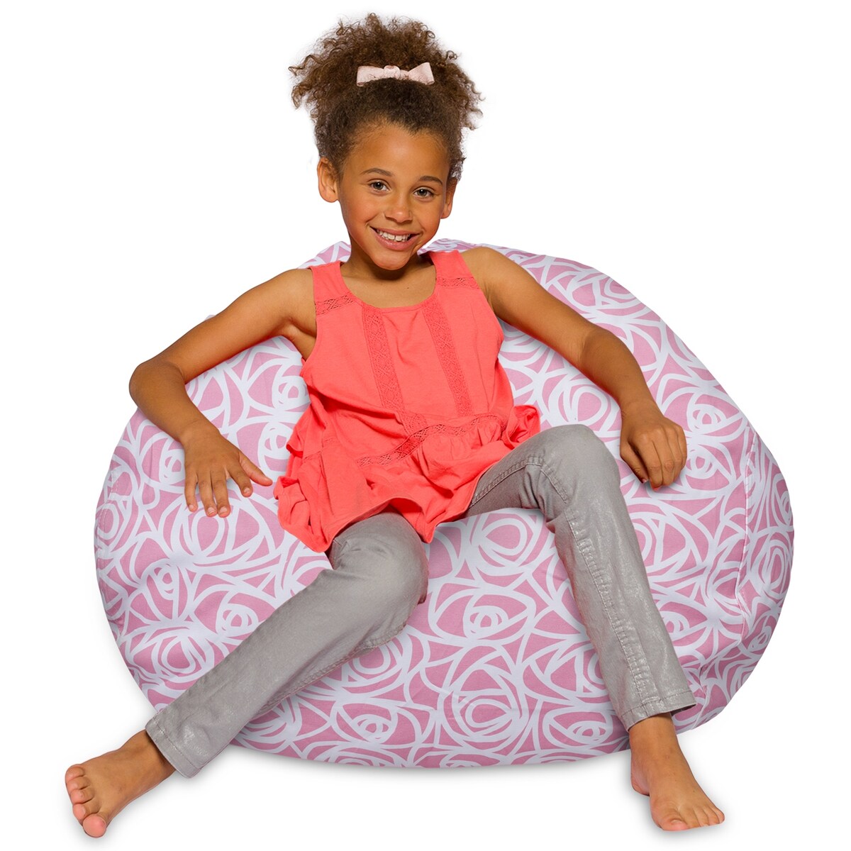 Kids Bean Bag Chair, Big Comfy Chair - Machine Washable Cover