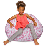 Kids Bean Bag Chair, Big Comfy Chair - Machine Washable Cover