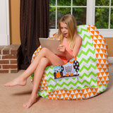 Kids Bean Bag Chair, Big Comfy Chair - Machine Washable Cover