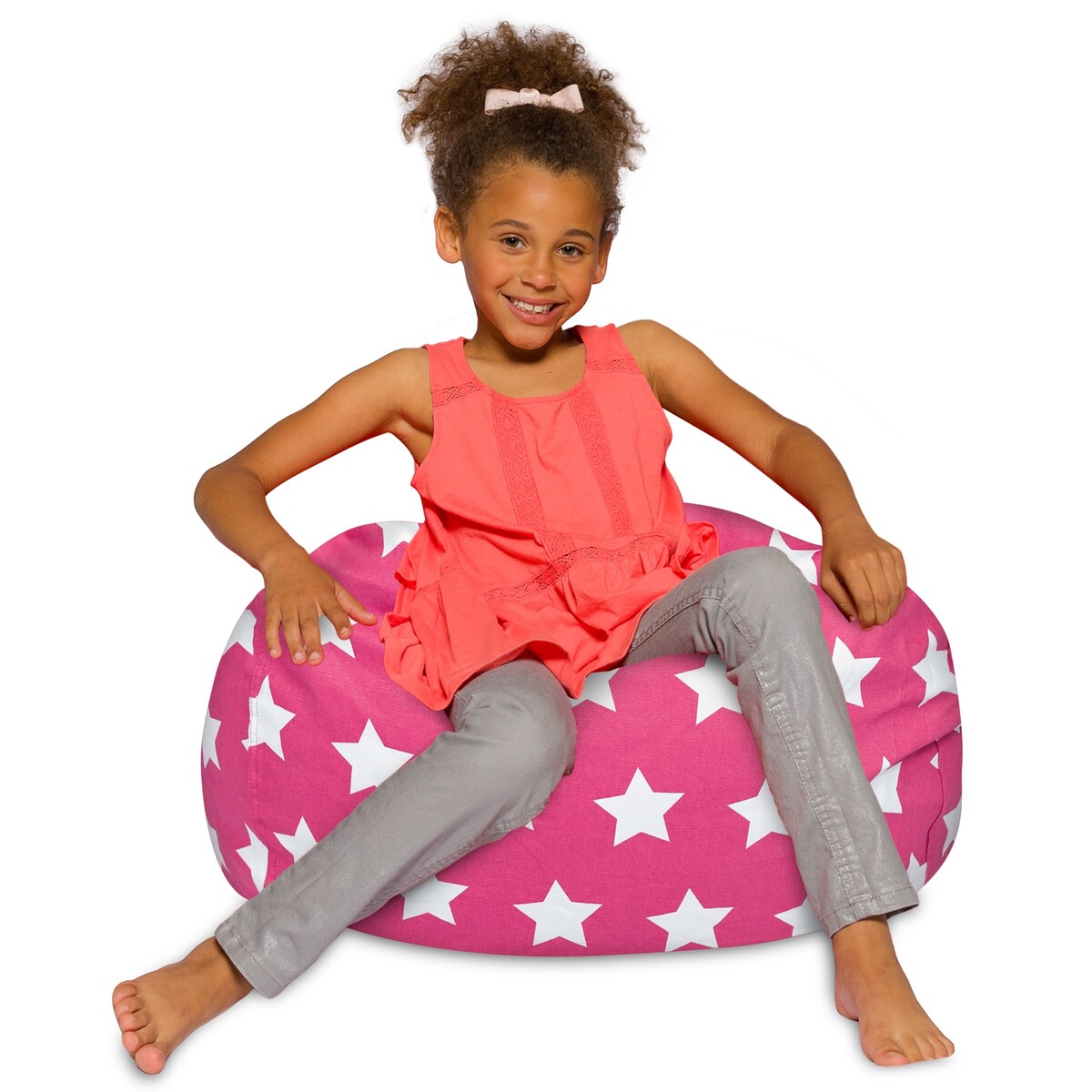 Kids Bean Bag Chair, Big Comfy Chair - Machine Washable Cover