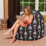 Kids Bean Bag Chair, Big Comfy Chair - Machine Washable Cover