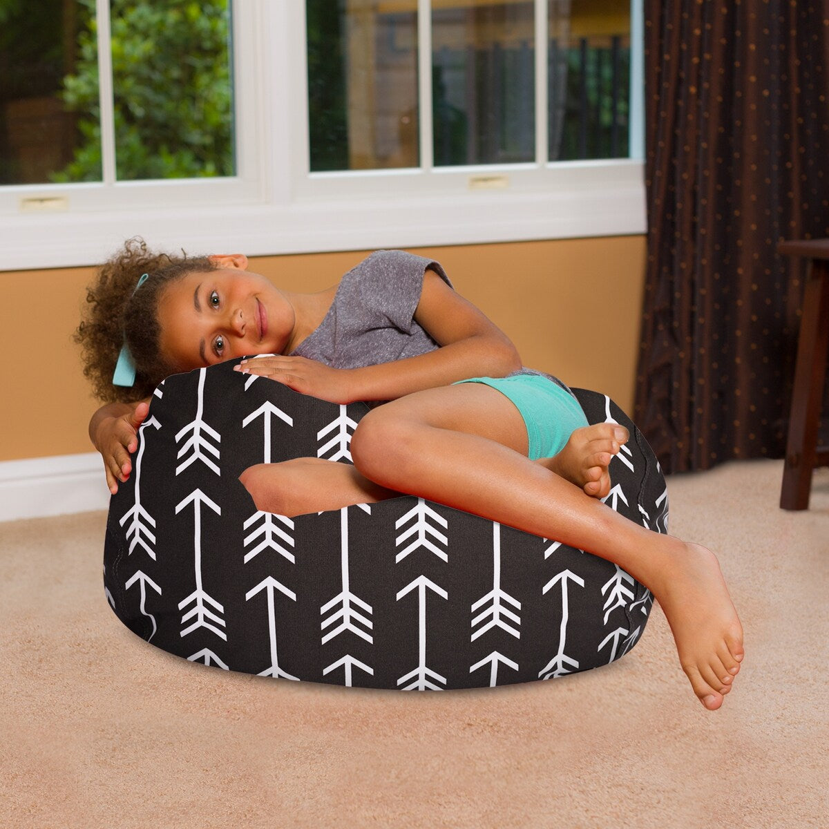 Kids Bean Bag Chair, Big Comfy Chair - Machine Washable Cover
