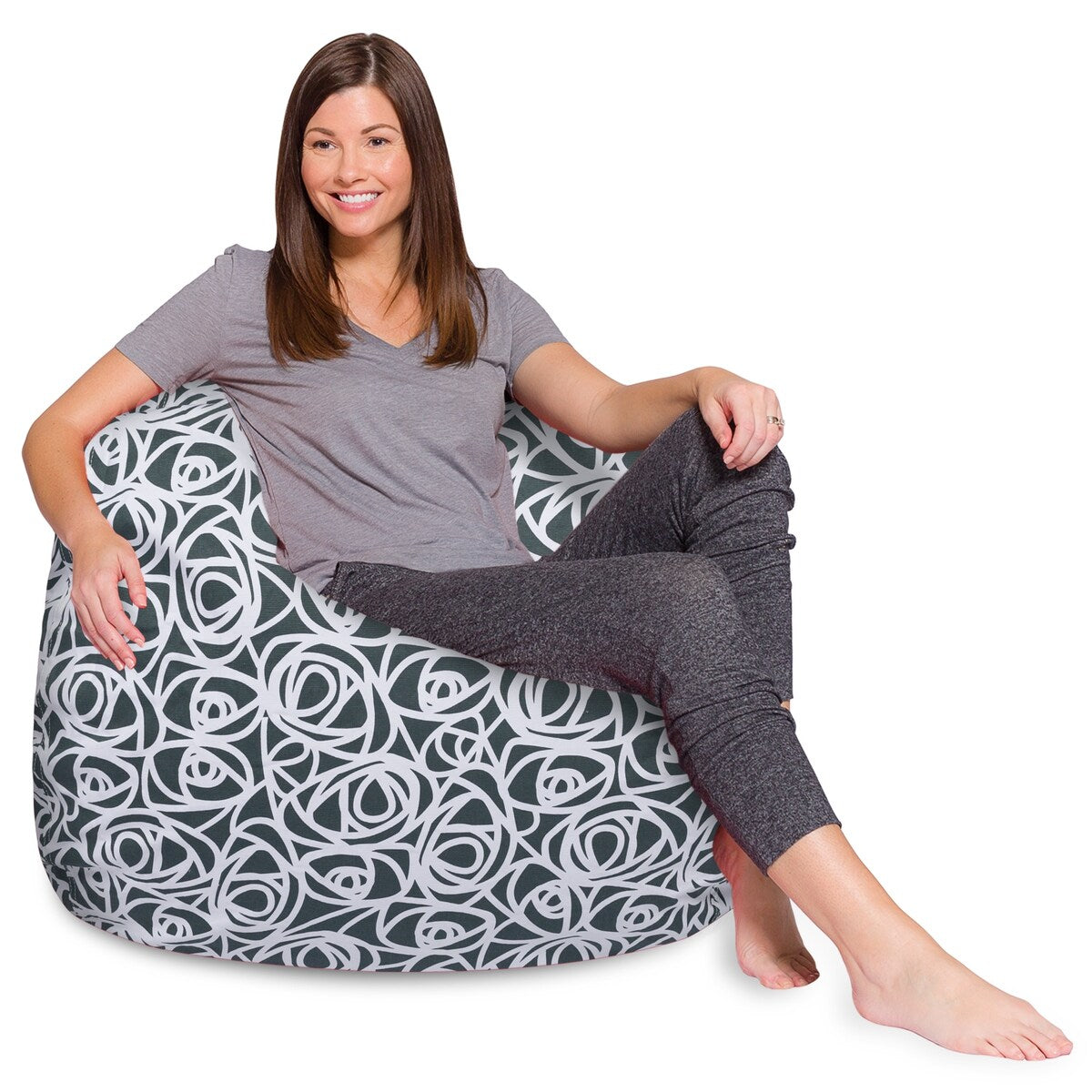 Kids Bean Bag Chair, Big Comfy Chair - Machine Washable Cover