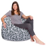 Kids Bean Bag Chair, Big Comfy Chair - Machine Washable Cover