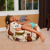 Kids Bean Bag Chair, Big Comfy Chair - Machine Washable Cover