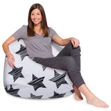 Kids Bean Bag Chair, Big Comfy Chair - Machine Washable Cover