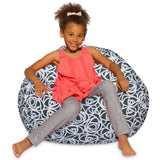 Kids Bean Bag Chair, Big Comfy Chair - Machine Washable Cover