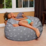 Kids Bean Bag Chair, Big Comfy Chair - Machine Washable Cover