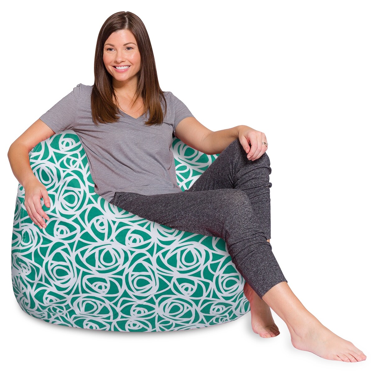 Kids Bean Bag Chair, Big Comfy Chair - Machine Washable Cover