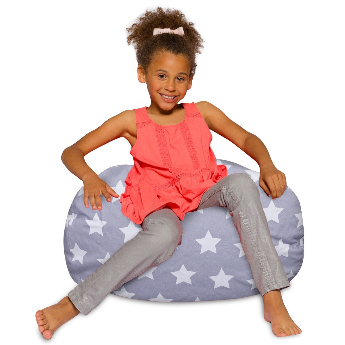Kids Bean Bag Chair, Big Comfy Chair - Machine Washable Cover