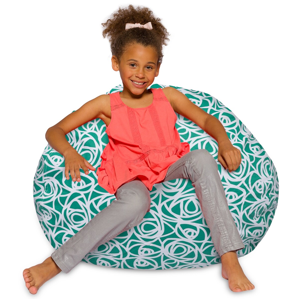 Kids Bean Bag Chair, Big Comfy Chair - Machine Washable Cover