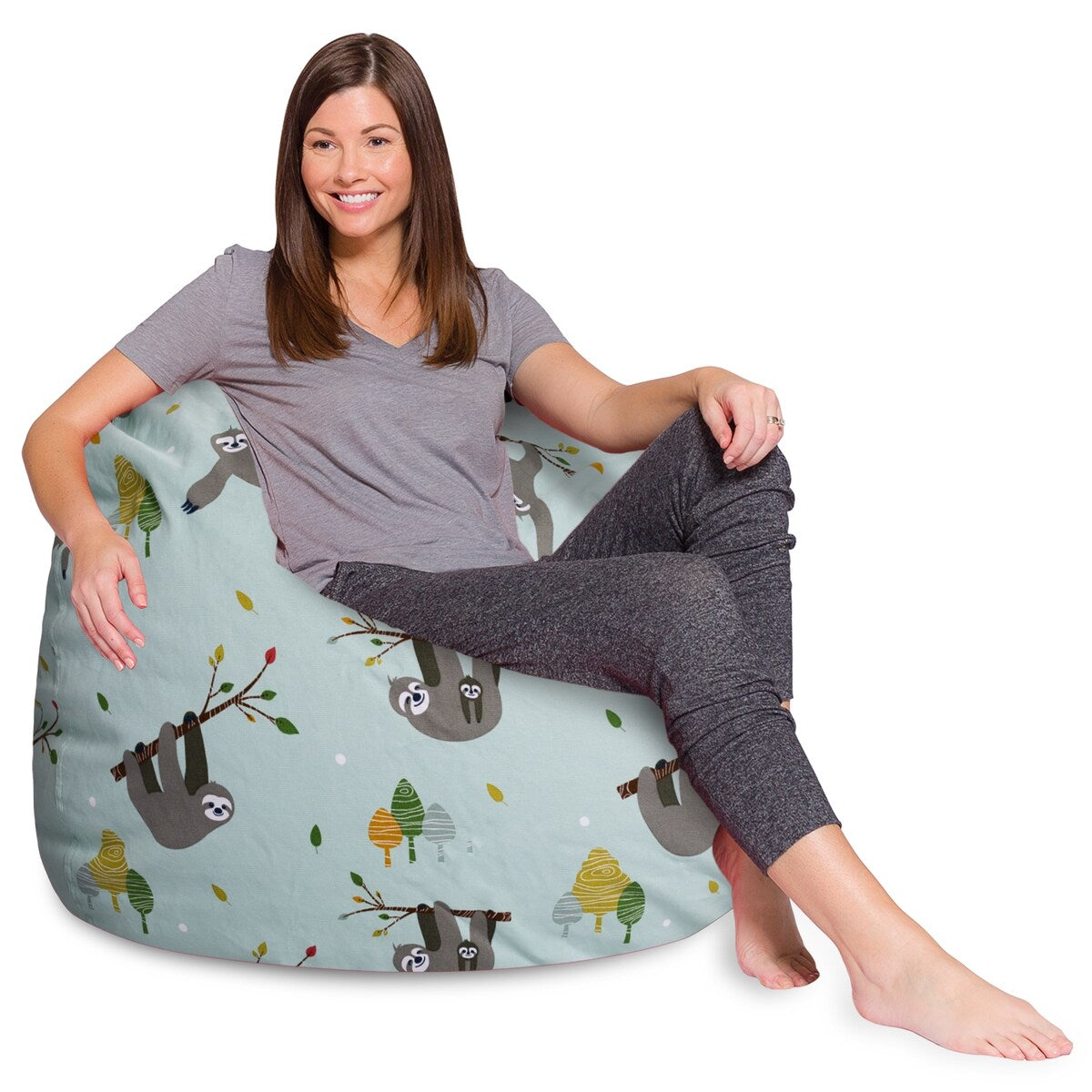 Kids Bean Bag Chair, Big Comfy Chair - Machine Washable Cover