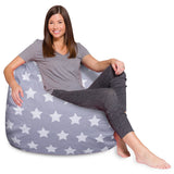 Kids Bean Bag Chair, Big Comfy Chair - Machine Washable Cover