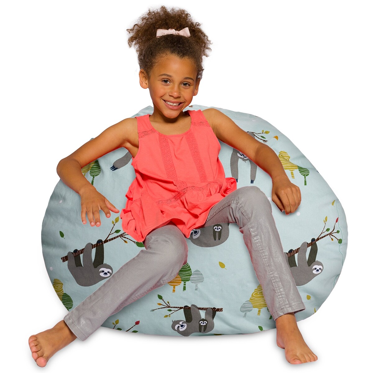 Kids Bean Bag Chair, Big Comfy Chair - Machine Washable Cover