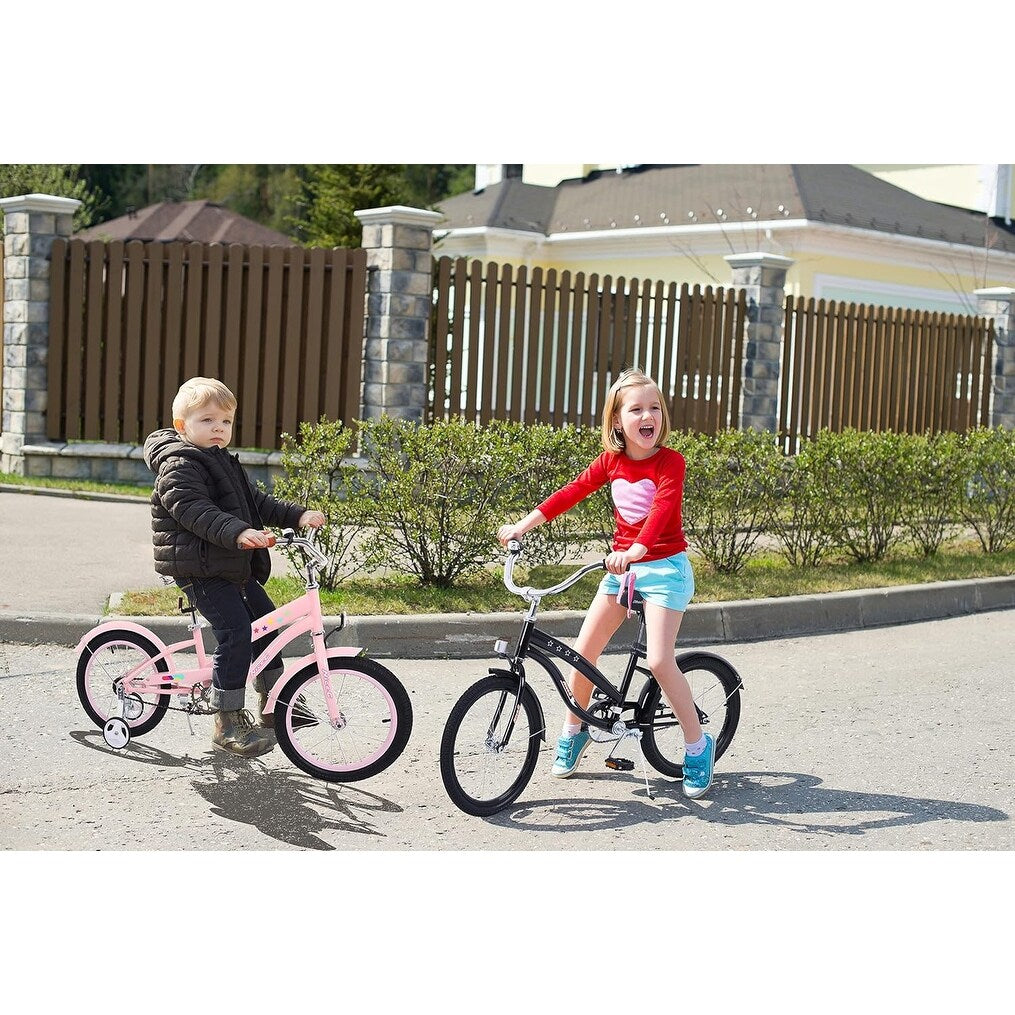 Kids Bike, Kids' Cruiser Bike with Coaster Brake, 12-14-16-18-20 inch