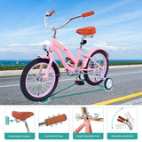 Kids Bike, Kids' Cruiser Bike with Coaster Brake, 12-14-16-18-20 inch