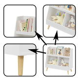 Kids Bookshelf and Toy Organizer