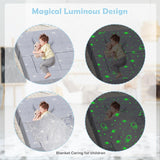 Kids Couch, 6PCS Modular Kids Play Couch with Blanket, Play Couch Furniture for Bedroom and Playroom