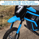 Kids Dirt Bike, 350W Electric Motorcycle Up to 14.29MPH