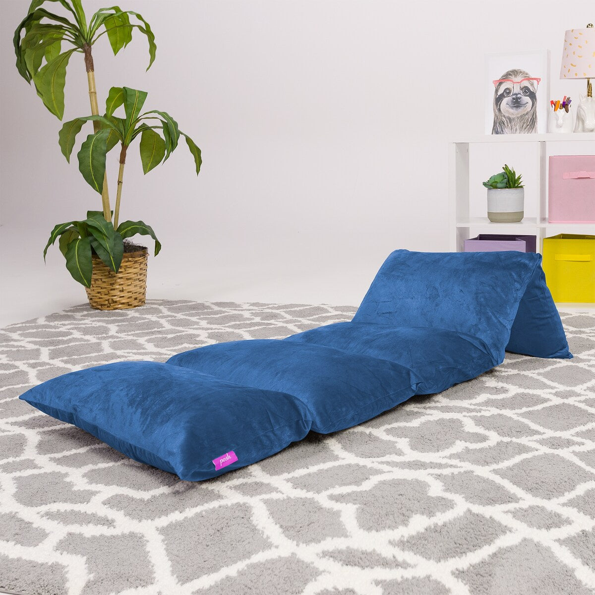 Kids Floor Pillow Cover,Premium Cushion and Lounger Covers for Pillows